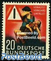 Germany, Federal Republic 1953 Traffic Safety 1v, Mint NH, Transport - Traffic Safety - Unused Stamps