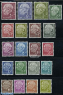 Germany, Federal Republic 1954 Definitives 20v, Mint NH - Unused Stamps
