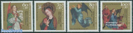 Germany, Federal Republic 1991 Christmas 4v, Mint NH, Religion - Angels - Bible Texts - Christmas - Neufs