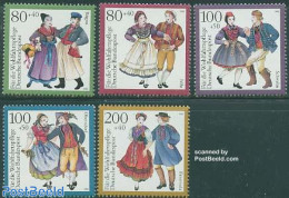 Germany, Federal Republic 1993 Welfare, Costumes 5v, Mint NH, Various - Costumes - Ongebruikt
