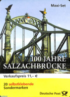 Germany, Federal Republic 2003 Salzach Bridge Booklet, Mint NH, Various - Stamp Booklets - Joint Issues - Art - Bridge.. - Ongebruikt