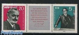 Germany, DDR 1962 Dimitrov 2v+tab [:T:], Mint NH - Nuevos