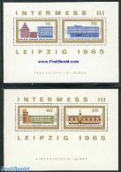 Germany, DDR 1965 Intermess III 2 S/s, Mint NH - Unused Stamps