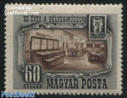 Hungary 1950 Stamp Museum 1v, Mint NH, Art - Museums - Neufs