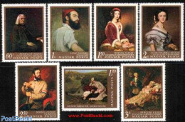 Hungary 1967 Paintings 7v, Mint NH, Art - Paintings - Unused Stamps
