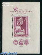 Hungary 1958 World Expo Brussels S/s, Mint NH, Various - Costumes - World Expositions - Unused Stamps
