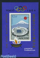 Hungary 1964 Olympic Games Tokyo S/s Imperforated, Mint NH, Sport - Mountains & Mountain Climbing - Olympic Games - Ongebruikt