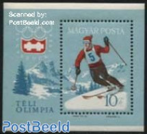 Hungary 1964 Olympic Winter Games S/s, Mint NH, Sport - Olympic Winter Games - Skiing - Unused Stamps