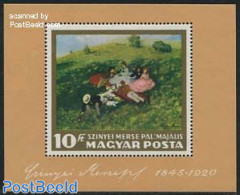 Hungary 1966 Paintings S/s, Mint NH, Art - Modern Art (1850-present) - Paintings - Unused Stamps
