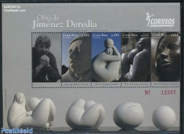 Costa Rica 2011 Jimenez Deredia 4v M/s, Mint NH, Art - Sculpture - Beeldhouwkunst