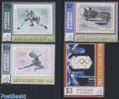 Antigua & Barbuda 2006 Olympic Winter Games 4v, Mint NH, Sport - (Bob) Sleigh Sports - Ice Hockey - Olympic Winter Gam.. - Inverno