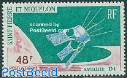 Saint Pierre And Miquelon 1966 D1 Satellite 1v, Mint NH, Transport - Space Exploration - Other & Unclassified