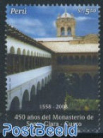 Peru 2007 Santa Clara Monastery 1v, Mint NH, Religion - Cloisters & Abbeys - Abbayes & Monastères