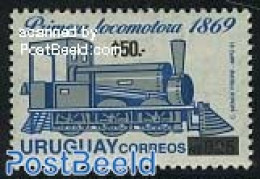Uruguay 2004 Overprint 1v, Mint NH, Transport - Railways - Trains