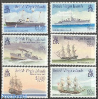 Virgin Islands 2001 Royal Navy Ships 6v, Mint NH, Transport - Ships And Boats - Ships