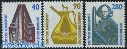 Germany, Federal Republic 1988 Coil Stamps With Numbers On Back-side 3v, Mint NH - Neufs