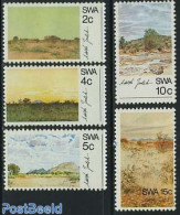 South-West Africa 1973 Adolph Jentsch Paintings 5v, Mint NH, Art - Paintings - South West Africa (1923-1990)