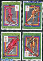 Comoros 1988 Olympic Winter Games 4v, Mint NH, Sport - Olympic Winter Games - Skating - Skiing - Skiing