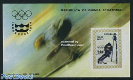 Equatorial Guinea 1976 Olympic Winter Games S/s, Mint NH, Sport - Skiing - Skiing