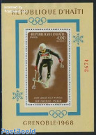Haiti 1968 Olympic Winter Winners S/s, Mint NH, Sport - Olympic Winter Games - Skiing - Skiing