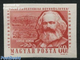 Hungary 1964 Karl Marx 1v, Imperforated, Mint NH, Performance Art - Music - Art - Authors - Unused Stamps