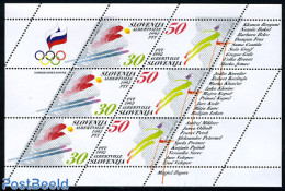 Slovenia 1992 Olympic Winter Games M/s, Mint NH, Sport - Olympic Winter Games - Skiing - Sci