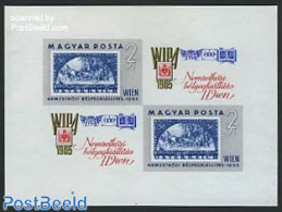 Hungary 1965 WIPA Exposition S/s Imperforated, Mint NH, Philately - Stamps On Stamps - Neufs