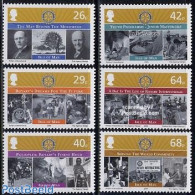 Isle Of Man 2005 100 Years Rotary Club 6v, Mint NH, Health - History - Various - Disabled Persons - Europa (cept) - Ro.. - Behinderungen