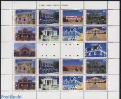 Netherlands Antilles 2004 Monumental Houses M/s, Mint NH, Art - Architecture - Other & Unclassified