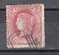 Cuba 1867, 40c Rose Vf Used (e-886) - Autres & Non Classés