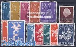 Netherlands 1958 Yearset 1958 (13v), Mint NH, Various - Yearsets (by Country) - Nuovi