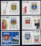 Portugal 1998 District Coat Of Arms 6v, Mint NH, History - Coat Of Arms - Nuevos