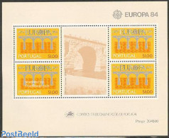Portugal 1984 Europa S/s, Mint NH, History - Europa (cept) - Art - Bridges And Tunnels - Ongebruikt