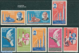 Paraguay 1964 Space Exploration 8v, Mint NH, History - Transport - Various - American Presidents - Space Exploration -.. - Geography