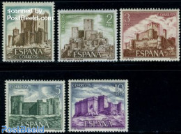 Spain 1972 Castles 5v, Mint NH, Art - Castles & Fortifications - Nuevos