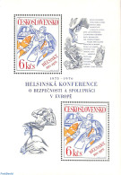 Czechoslovkia 1976 Helsinki Conference S/s, Mint NH, History - Various - Europa Hang-on Issues - Maps - Sonstige & Ohne Zuordnung