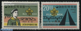 Korea, South 1967 Scouting 2v, Mint NH, Sport - Scouting - Corea Del Sur