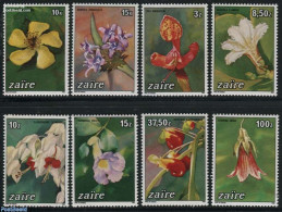 Congo Dem. Republic, (zaire) 1984 Flowers 8v, Mint NH, Nature - Flowers & Plants - Orchids - Other & Unclassified