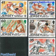 Jersey 1996 Olympic Games 5v, Mint NH, Sport - Basketball - Fencing - Judo - Kayaks & Rowing - Olympic Games - Basketball