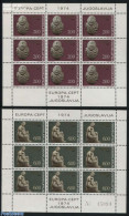 Yugoslavia 1974 Europa 2 M/ss, Mint NH, History - Europa (cept) - Art - Sculpture - Unused Stamps