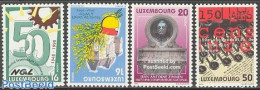 Luxemburg 1998 Mixed Issue 4v, Mint NH, History - Performance Art - Coat Of Arms - Music - Art - Castles & Fortificati.. - Unused Stamps