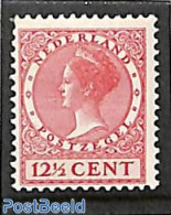 Netherlands 1926 12.5, Lilacpink, With WM, Stamp Out Of Set, Mint NH - Unused Stamps