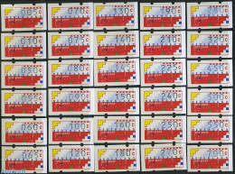 Netherlands 1989 Automat Stamps Klussendorf 30v, Mint NH, Automat Stamps - Unused Stamps