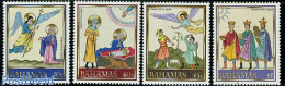 Bahamas 1990 Christmas 4v, Mint NH, Religion - Angels - Christmas - Cristianesimo