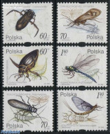 Poland 1999 Water Insects 6v, Mint NH, Nature - Insects - Ongebruikt