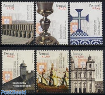 Portugal 2005 Cultural Heritage Philipine Period 6v, Mint NH, Religion - Transport - Churches, Temples, Mosques, Synag.. - Neufs