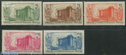 Saint Pierre And Miquelon 1939 French Revolution 5v, Unused (hinged), Art - Castles & Fortifications - Castelli