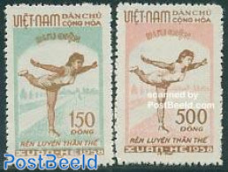 Vietnam 1958 Sport Promotion 2v, Mint NH, Sport - Gymnastics - Sport (other And Mixed) - Gymnastik
