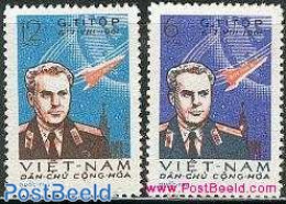 Vietnam 1961 Space Flight 2v, Mint NH, Transport - Space Exploration - Other & Unclassified