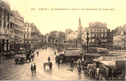CP - C était La France - LILLE - La Grand Place Vers Les Rues Nationale Et Esquermes  (reproduction CECODI N°A56) - Lille